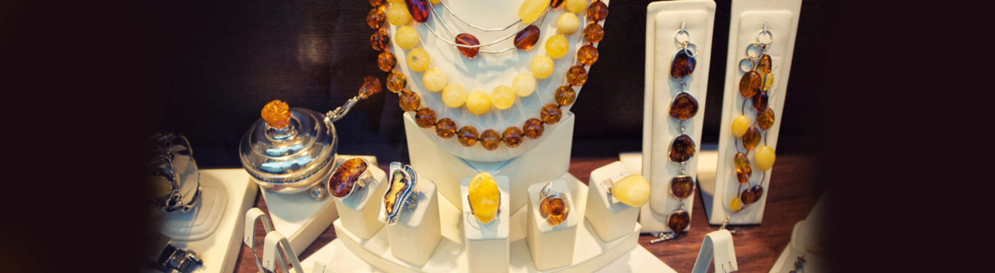 Collection of Amber Jewelry